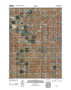 Node Wyoming Historical topographic map, 1:24000 scale, 7.5 X 7.5 Minute, Year 2012