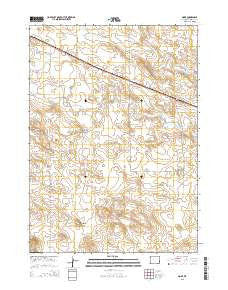 Node Wyoming Current topographic map, 1:24000 scale, 7.5 X 7.5 Minute, Year 2015