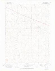 Node Wyoming Historical topographic map, 1:24000 scale, 7.5 X 7.5 Minute, Year 1978