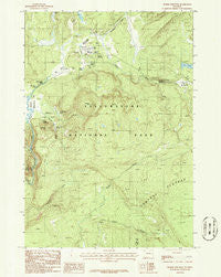 Norris Junction Wyoming Historical topographic map, 1:24000 scale, 7.5 X 7.5 Minute, Year 1986