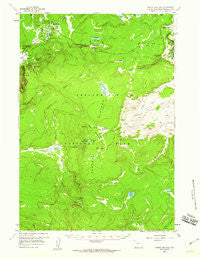 Norris Junction Wyoming Historical topographic map, 1:62500 scale, 15 X 15 Minute, Year 1958