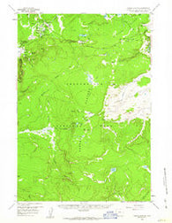 Norris Junction Wyoming Historical topographic map, 1:62500 scale, 15 X 15 Minute, Year 1958