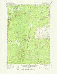 Norris Junction Wyoming Historical topographic map, 1:62500 scale, 15 X 15 Minute, Year 1958