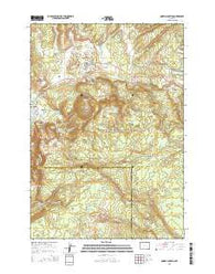 Norris Junction Wyoming Current topographic map, 1:24000 scale, 7.5 X 7.5 Minute, Year 2015