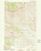 North Fork Pickett Creek Wyoming Historical topographic map, 1:24000 scale, 7.5 X 7.5 Minute, Year 1988