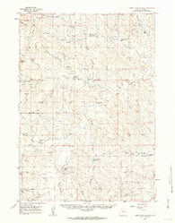 North Star School Wyoming Historical topographic map, 1:62500 scale, 15 X 15 Minute, Year 1959