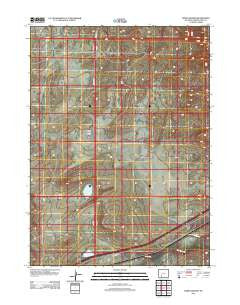 North Baxter Wyoming Historical topographic map, 1:24000 scale, 7.5 X 7.5 Minute, Year 2012