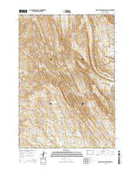 North Emblem Reservoir Wyoming Current topographic map, 1:24000 scale, 7.5 X 7.5 Minute, Year 2015