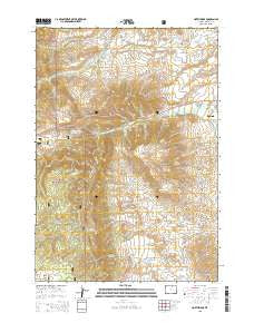 North Ridge Wyoming Current topographic map, 1:24000 scale, 7.5 X 7.5 Minute, Year 2015