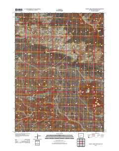 North Table Mountain Wyoming Historical topographic map, 1:24000 scale, 7.5 X 7.5 Minute, Year 2012