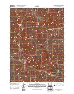 Nostrum Mountain Wyoming Historical topographic map, 1:24000 scale, 7.5 X 7.5 Minute, Year 2012