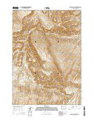Nostrum Mountain Wyoming Current topographic map, 1:24000 scale, 7.5 X 7.5 Minute, Year 2015