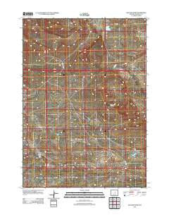 Notches Dome Wyoming Historical topographic map, 1:24000 scale, 7.5 X 7.5 Minute, Year 2012