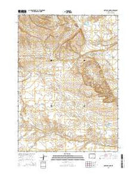 Notches Dome Wyoming Current topographic map, 1:24000 scale, 7.5 X 7.5 Minute, Year 2015