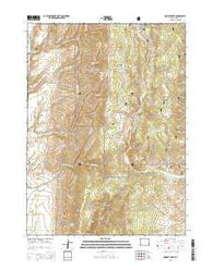 Nugent Park Wyoming Current topographic map, 1:24000 scale, 7.5 X 7.5 Minute, Year 2015