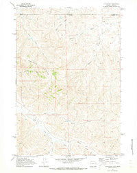 O T O Ranch Wyoming Historical topographic map, 1:24000 scale, 7.5 X 7.5 Minute, Year 1970