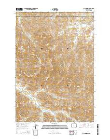 O T O Ranch Wyoming Current topographic map, 1:24000 scale, 7.5 X 7.5 Minute, Year 2015