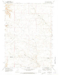 Oasis Well Wyoming Historical topographic map, 1:24000 scale, 7.5 X 7.5 Minute, Year 1969
