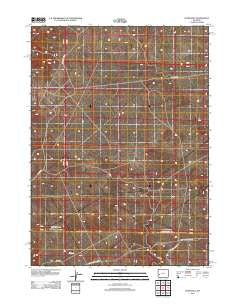 Oasis Well Wyoming Historical topographic map, 1:24000 scale, 7.5 X 7.5 Minute, Year 2012