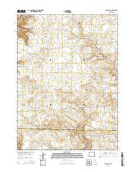 Oasis Well Wyoming Current topographic map, 1:24000 scale, 7.5 X 7.5 Minute, Year 2015
