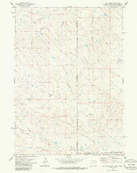 Oat Creek Wyoming Historical topographic map, 1:24000 scale, 7.5 X 7.5 Minute, Year 1978