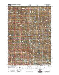 Oat Creek Wyoming Historical topographic map, 1:24000 scale, 7.5 X 7.5 Minute, Year 2012