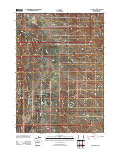 Oat Creek NW Wyoming Historical topographic map, 1:24000 scale, 7.5 X 7.5 Minute, Year 2012