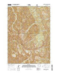 Observation Peak Wyoming Current topographic map, 1:24000 scale, 7.5 X 7.5 Minute, Year 2015