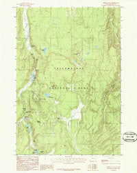 Obsidian Cliff Wyoming Historical topographic map, 1:24000 scale, 7.5 X 7.5 Minute, Year 1986