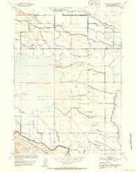 Ocean Lake Wyoming Historical topographic map, 1:24000 scale, 7.5 X 7.5 Minute, Year 1950