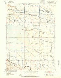 Ocean Lake Wyoming Historical topographic map, 1:24000 scale, 7.5 X 7.5 Minute, Year 1950