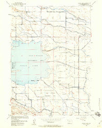 Ocean Lake Wyoming Historical topographic map, 1:24000 scale, 7.5 X 7.5 Minute, Year 1958
