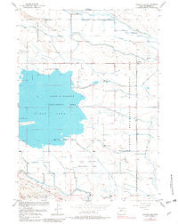 Ocean Lake Wyoming Historical topographic map, 1:24000 scale, 7.5 X 7.5 Minute, Year 1958