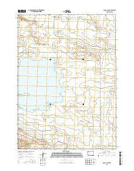 Ocean Lake Wyoming Current topographic map, 1:24000 scale, 7.5 X 7.5 Minute, Year 2015