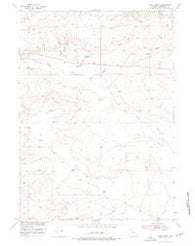 Ocla Draw Wyoming Historical topographic map, 1:24000 scale, 7.5 X 7.5 Minute, Year 1952
