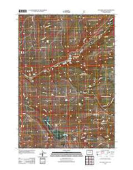 Old Maid Gulch Wyoming Historical topographic map, 1:24000 scale, 7.5 X 7.5 Minute, Year 2012