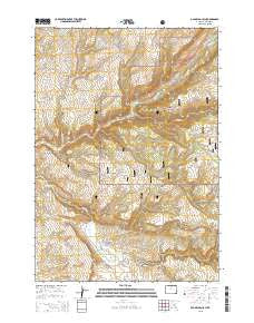 Old Maid Gulch Wyoming Current topographic map, 1:24000 scale, 7.5 X 7.5 Minute, Year 2015