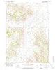 Oliver Draw Wyoming Historical topographic map, 1:24000 scale, 7.5 X 7.5 Minute, Year 1972