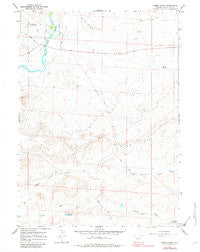 Olsen Ranch Wyoming Historical topographic map, 1:24000 scale, 7.5 X 7.5 Minute, Year 1964
