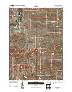 Olsen Ranch Wyoming Historical topographic map, 1:24000 scale, 7.5 X 7.5 Minute, Year 2012