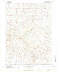 Olson Springs Wyoming Historical topographic map, 1:24000 scale, 7.5 X 7.5 Minute, Year 1961