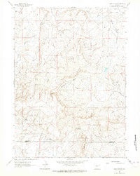 Olson Springs Wyoming Historical topographic map, 1:24000 scale, 7.5 X 7.5 Minute, Year 1961