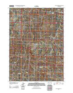 Olson Springs Wyoming Historical topographic map, 1:24000 scale, 7.5 X 7.5 Minute, Year 2012