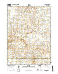 Olson Springs Wyoming Current topographic map, 1:24000 scale, 7.5 X 7.5 Minute, Year 2015