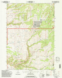 Onion Gulch Wyoming Historical topographic map, 1:24000 scale, 7.5 X 7.5 Minute, Year 1993