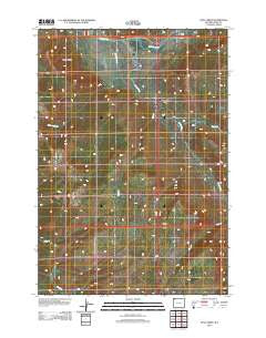 Opal Creek Wyoming Historical topographic map, 1:24000 scale, 7.5 X 7.5 Minute, Year 2012