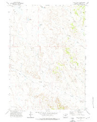Open A Ranch Wyoming Historical topographic map, 1:24000 scale, 7.5 X 7.5 Minute, Year 1971