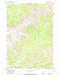 Open Creek Wyoming Historical topographic map, 1:24000 scale, 7.5 X 7.5 Minute, Year 1970