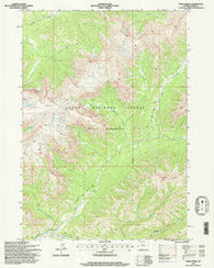 Open Creek Wyoming Historical topographic map, 1:24000 scale, 7.5 X 7.5 Minute, Year 1996