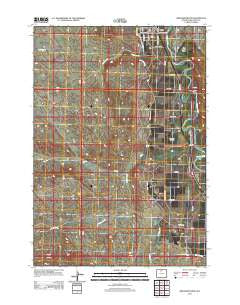 Orchard Bench Wyoming Historical topographic map, 1:24000 scale, 7.5 X 7.5 Minute, Year 2012